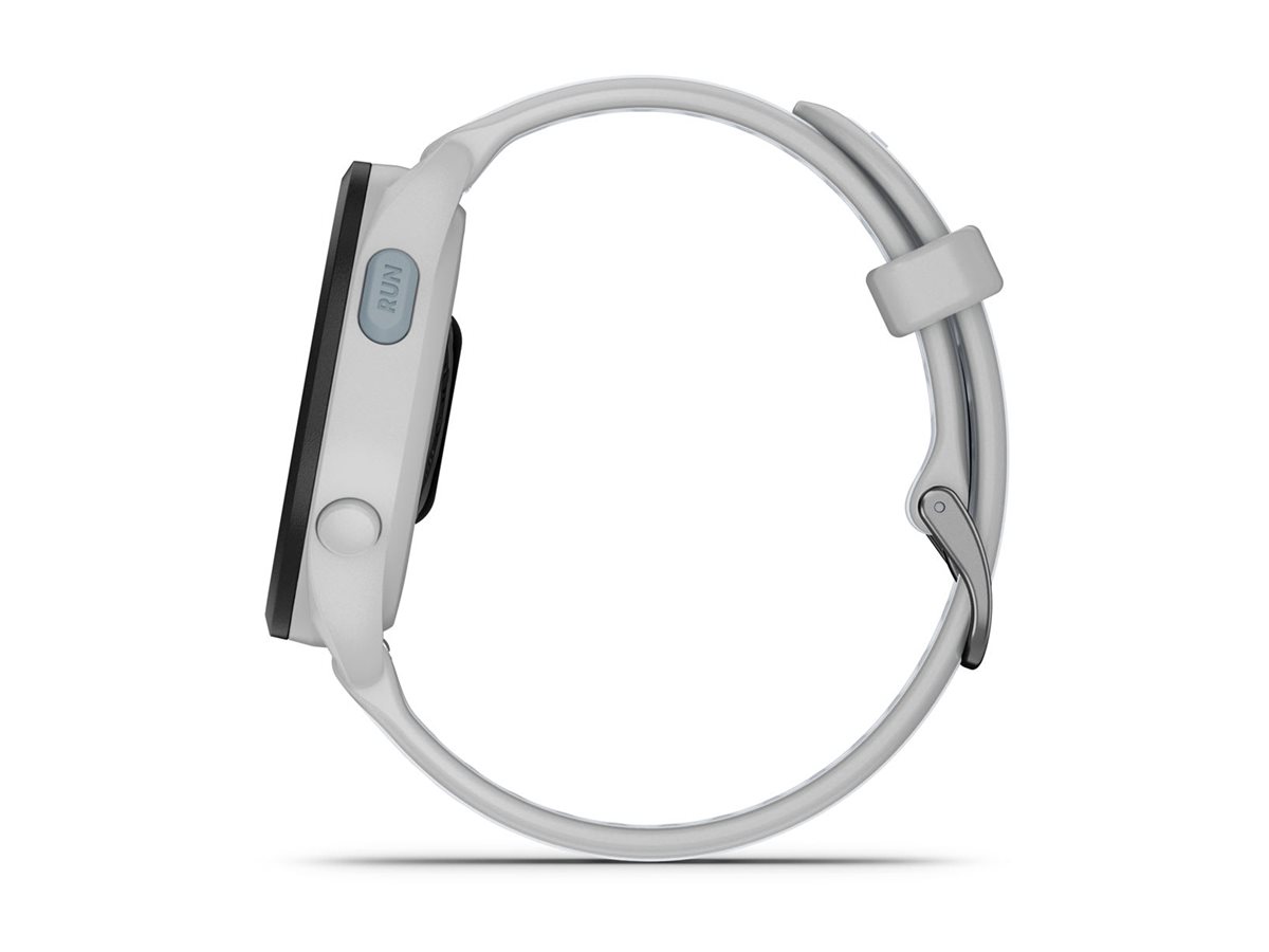 Garmin Forerunner 165 Music - Nebelgrau - Sportuhr mit Band - Silikon - Whitestone - Handgelenkgröße 126-203 mm - Anzeige 3 cm (1.2")