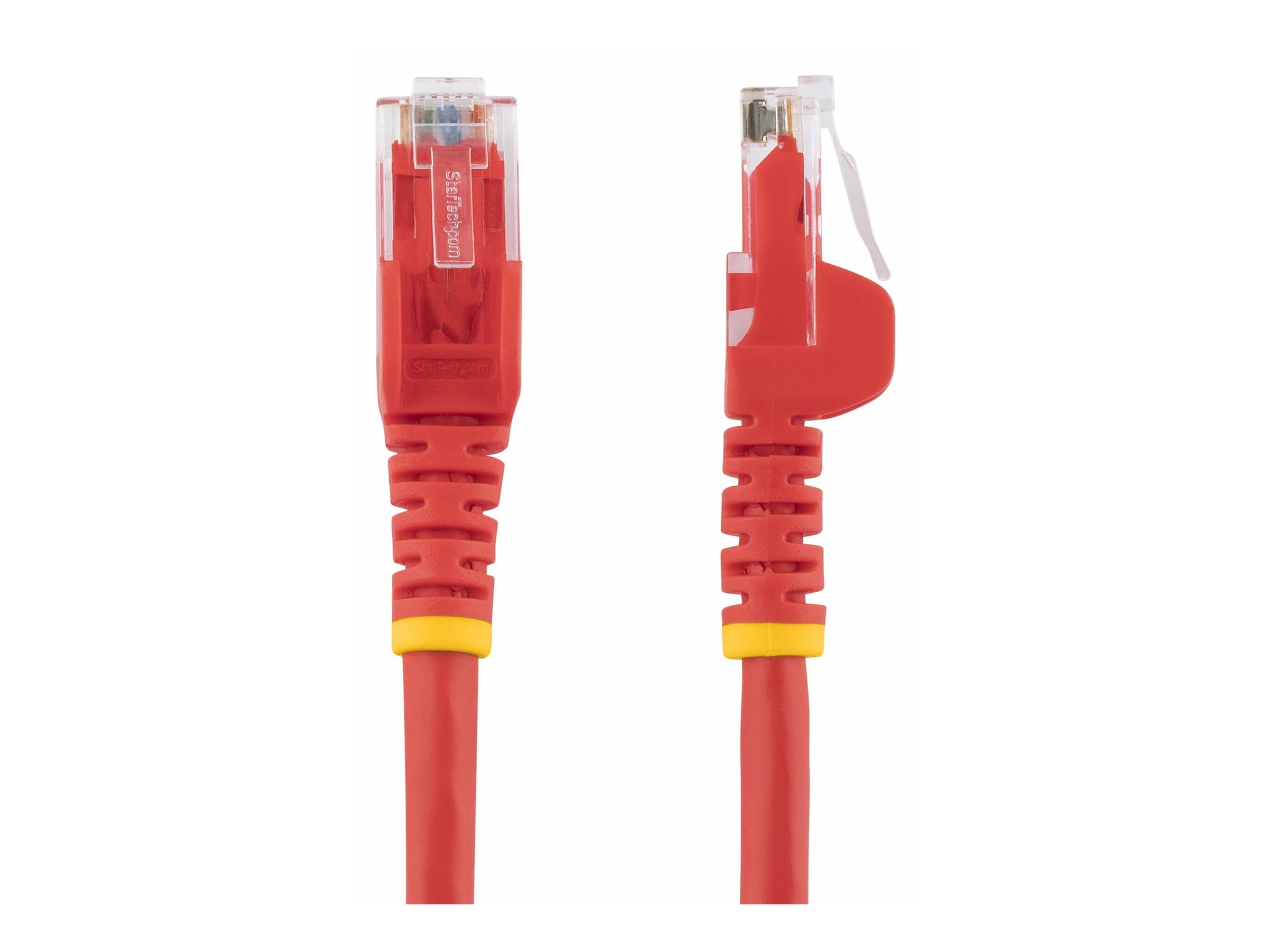StarTech.com 1m CAT6 Ethernet Cable, 10 Gigabit Snagless RJ45 650MHz 100W PoE Patch Cord, CAT 6 10GbE UTP Network Cable wStrain Relief, Red, Wiring is UL CertifiedTIA - Category 6 - 24AWG (N6PATC1MRD)