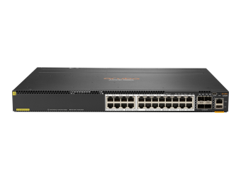 HPE Aruba 6300M - Switch - L3 - managed - 24 x 12.5510GBase-T + 4 x 1 Gigabit  10 Gigabit  25 Gigabit  50 Gigabit SFP56 (Uplink  Stacking)