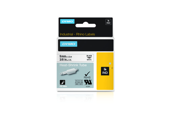 Dymo RhinoPRO Heat shrink tubing - Polyolefin - weiß - Roll (0,9 cm x 1,5 m)