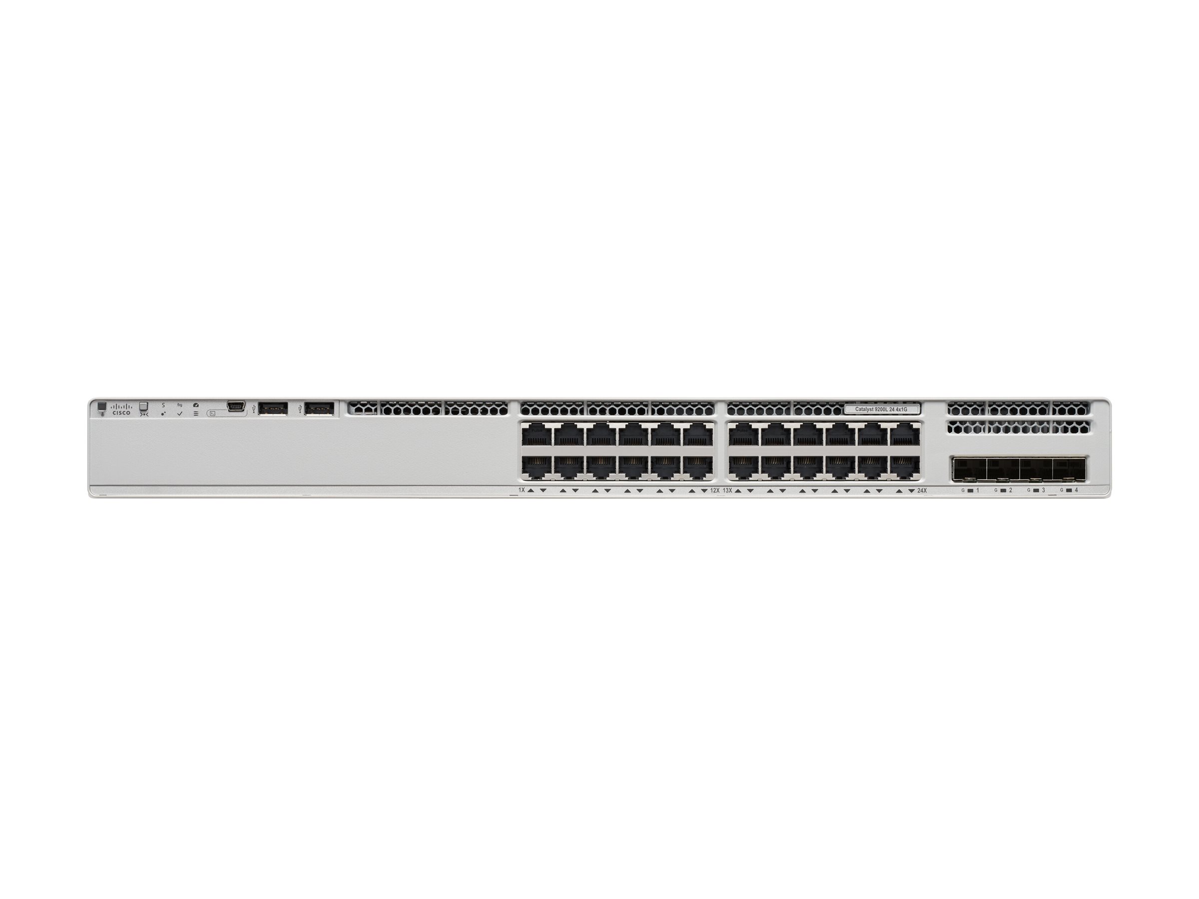 Cisco Catalyst 9200L - Network Advantage - Switch - L3 - 24 x 101001000 + 4 x Gigabit SFP (Uplink)