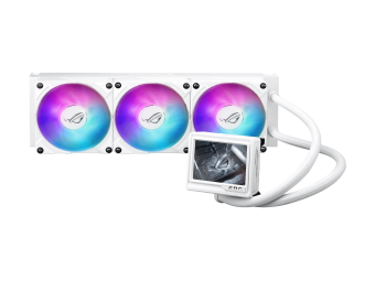 ASUS ROG RYUJIN III - White Edition - Flüssigkühlsystem für CPU im Waterblock-Design - Kühlergröße 360 mm - (für AM4, AM5, LGA1851, LGA1700, LGA1200, LGA115x Socket)