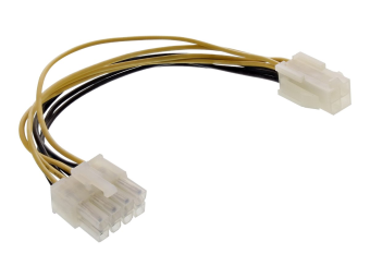 InLine Stromadapter intern - 4pol ATX1.3 Netzteil zu 8pol ATX2.0 Mainboard