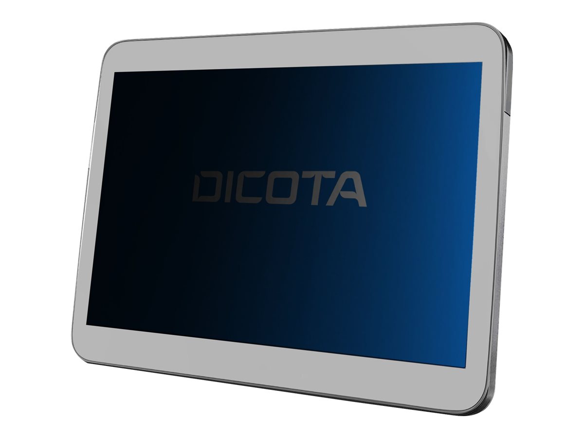 Dicota Secret - Bildschirmschutz für Tablet - mit Sichtschutzfilter - 2-Wege - klebend - 10.2" - Schwarz - für Apple 10.2-inch iPad (7. Generation, 8. Generation, 9. Generation)