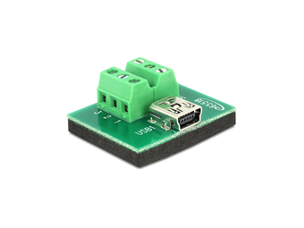 Delock 65518 - Mini USB - 6p - Schwarz - Grün