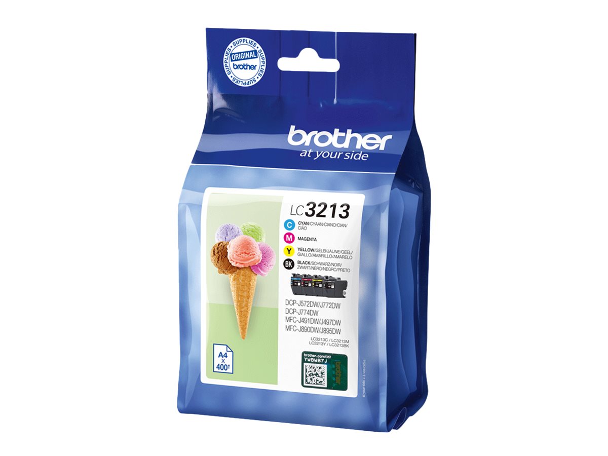 Brother LC3213 Value Pack - 4er-Pack - Schwarz
