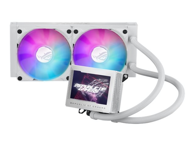 ASUS ROG RYUJIN III 240 ARGB - White Edition - Prozessor-Flüssigkeitskühlsystem - Kühlergröße 240 mm - (für LGA1700, LGA1200, LGA115x Socket, AM4, AM5)