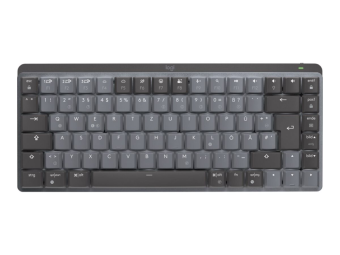 Logitech Master Series MX Mechanical Mini - Tastatur - hinterleuchtet - kabellos - Bluetooth LE - QWERTY - Nordisch (DänischFinnischNorwegischSchwedisch)