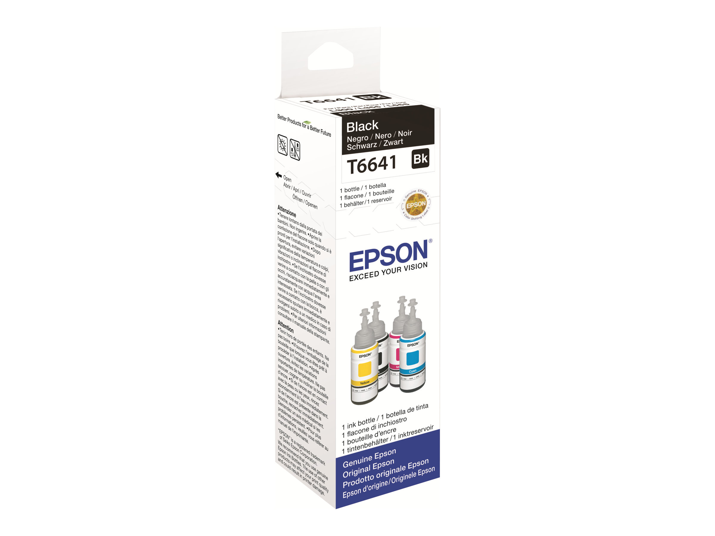 Epson T6641 - 70 ml - Schwarz - original - Nachfülltinte