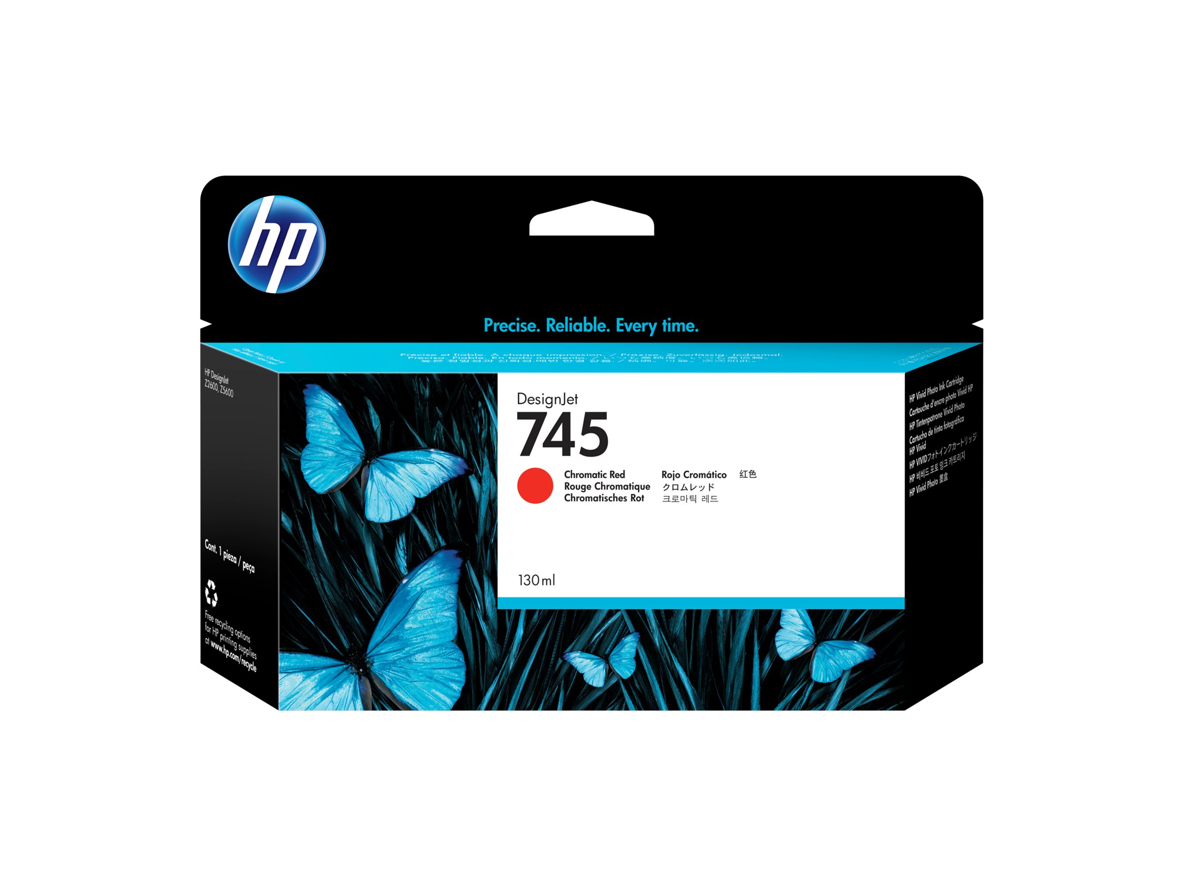 HP 745 - 130 ml - Chromatic Red - original