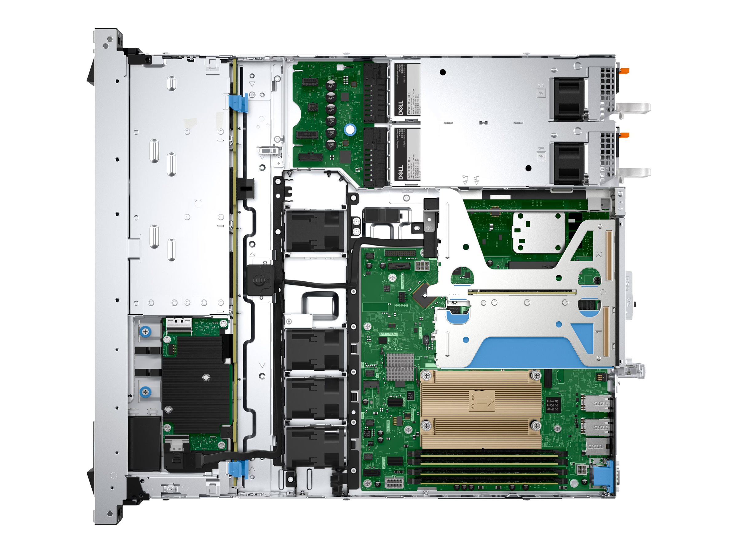 Dell PowerEdge R360 - Server - Rack-Montage - 1U - 1-Weg - 1 x Xeon 6369P  3.3 GHz - RAM 32 GB - SAS - Hot-Swap 6.4 cm (2.5")