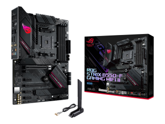 ASUS ROG STRIX B550-F GAMING WIFI II - Motherboard - ATX - Socket AM4 - AMD B550 Chipsatz - USB-C Gen2 USB 3.2 Gen 1 USB 3.2 Gen 2 - 2.5 Gigabit LAN Wi-Fi 6 Bluetooth - Onboard-Grafik (CPU erforderlich)