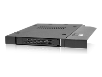 Icy Dock ToughArmor MB411SPO-B - Laufwerksschachtadapter - 5,25" Slim Line auf 2,5" (13,3 cm Slim Line auf 6,4 cm)