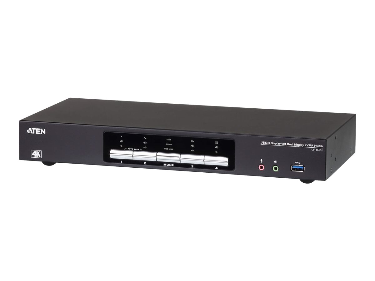 ATEN CS1944DP - KVM-Audio-USB-Switch - 4 x KVMAudio