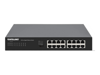 Intellinet Switch - unmanaged - 16 x Gigabit Ethernet