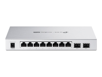 TP-LINK Omada Pro S4500-8GP2F V1.6 - Switch - Smart - 8 x 101001000 + 2 x Gigabit SFP - Desktop wandmontierbar - PoE+ (61 W)