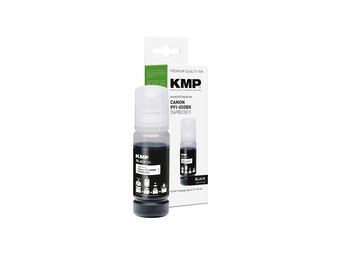 KMP Patrone Canon PFI050BK 5698C001 black kompatibel - Kompatibel - Tintenpatrone