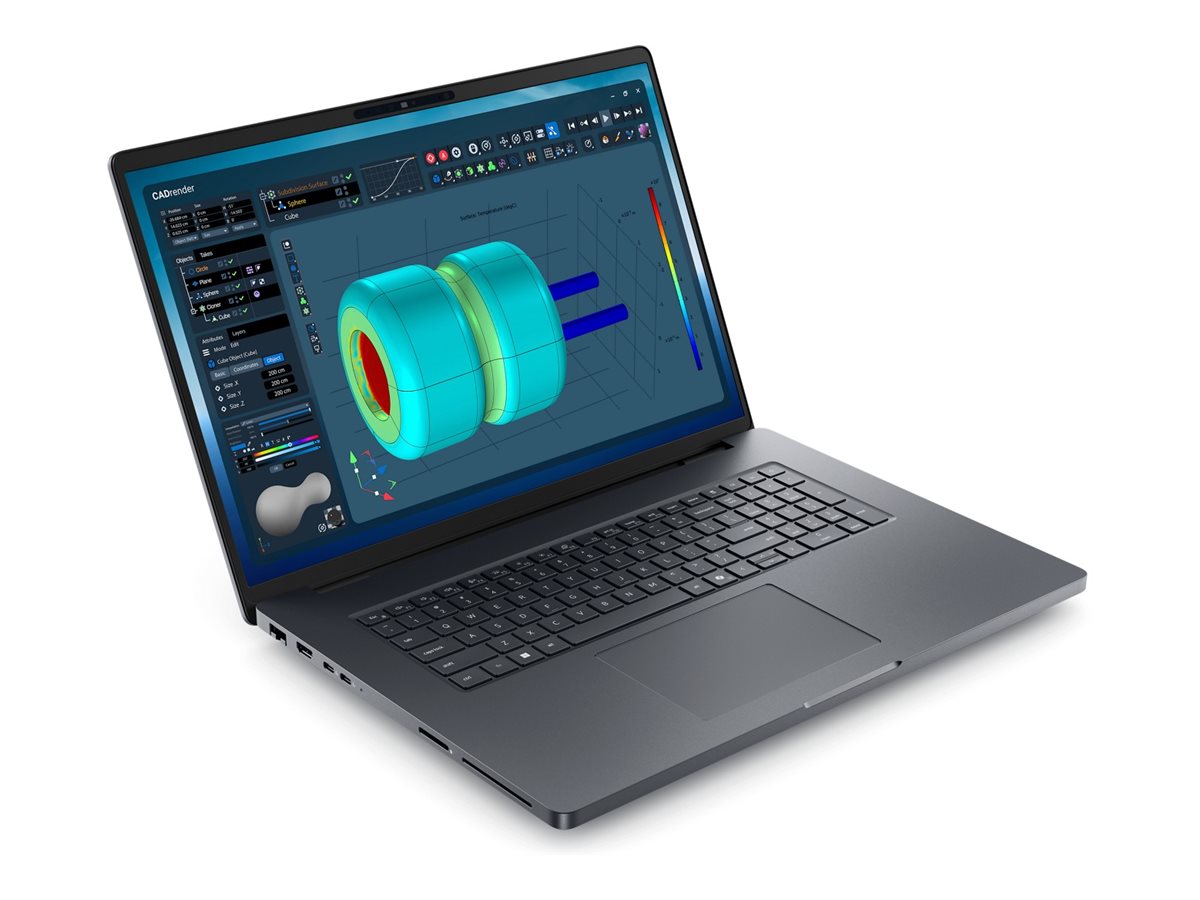Dell Pro Max 18 Plus MB18250 - Intel Core Ultra 9 285HX  2.8 GHz - vPro Enterprise - Win 11 Pro - RTX PRO 3000 Blackwell - 64 GB RAM - 1 TB SSD SED, NVMe, TLC, Performance - 45.727 cm (18")