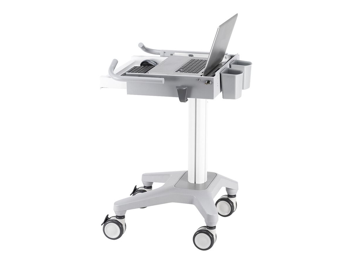 Neomounts MED-M200 - Wagen - für NotebookTastaturMaus - medizinisch - weiß - Bildschirmgröße 25.4-43.2 cm (10"-17")