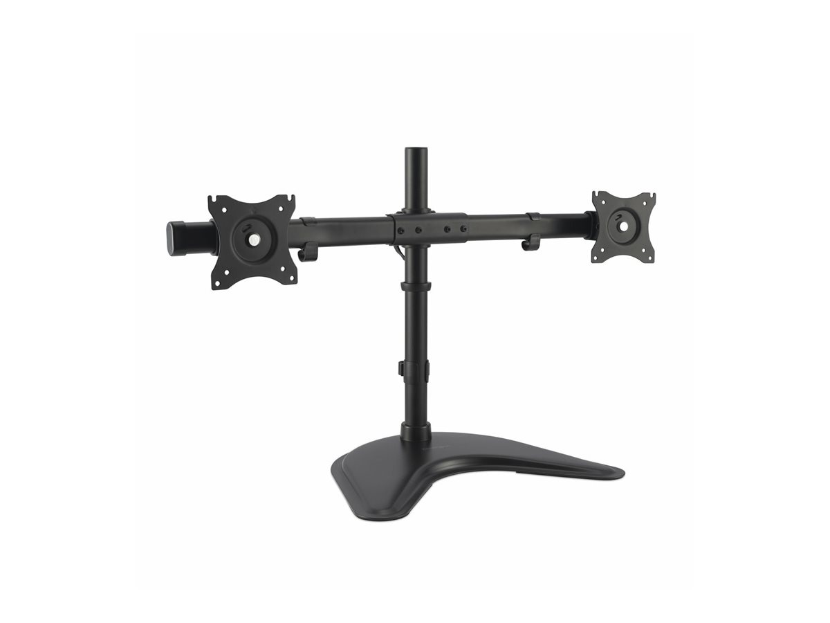 Kensington SmartFit - Aufstellung - für 2 Monitore - Stahl, Silikonpad - Bildschirmgröße bis zu 68,6 cm (bis zu 27 Zoll)