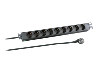 EFB Elektronik EFB-Elektronik - Steckdosenleiste (Rack - einbaufähig) - Eingabe, Eingang power CEE 77 - Ausgangsanschlüsse 9 (power CEE 73)