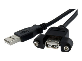 StarTech.com 90cm USB A Blendenmontage Kabel BuSt - USB Verlängerungskabel - Einbaubuchsen Kabel Verlängerung - USB-Verlängerungskabel - USB (W)