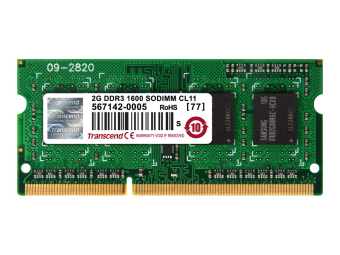 Transcend DDR3 - Modul - 2 GB - SO DIMM 204-PIN