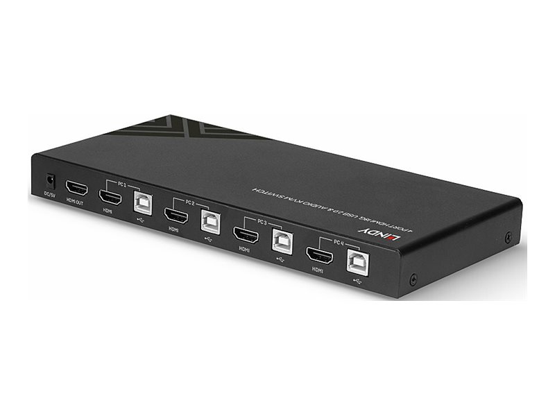 Lindy KVM-Audio-USB-Switch - 4 x KVMAudioUSB