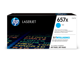 HP 657X - Hohe Ergiebigkeit - Cyan - original - LaserJet - Tonerpatrone (CF471X)