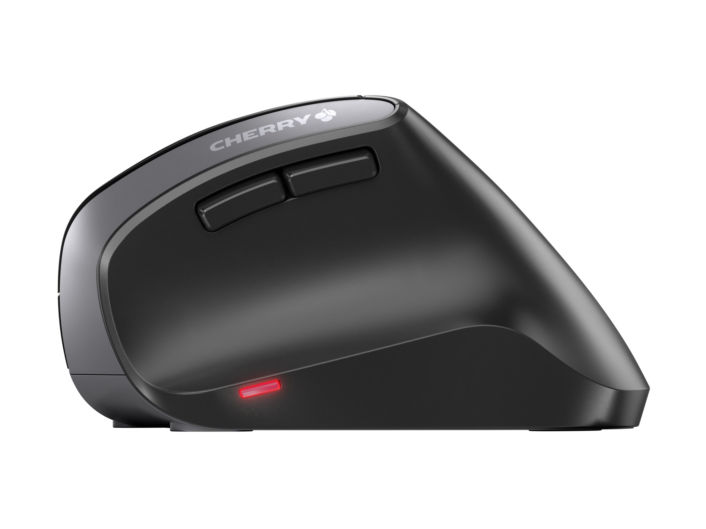 Cherry MW 4500 - Vertikale Maus - ergonomisch - Für Rechtshänder - optisch - 6 Tasten - kabellos - 2.4 GHz - kabelloser Empfänger (USB)