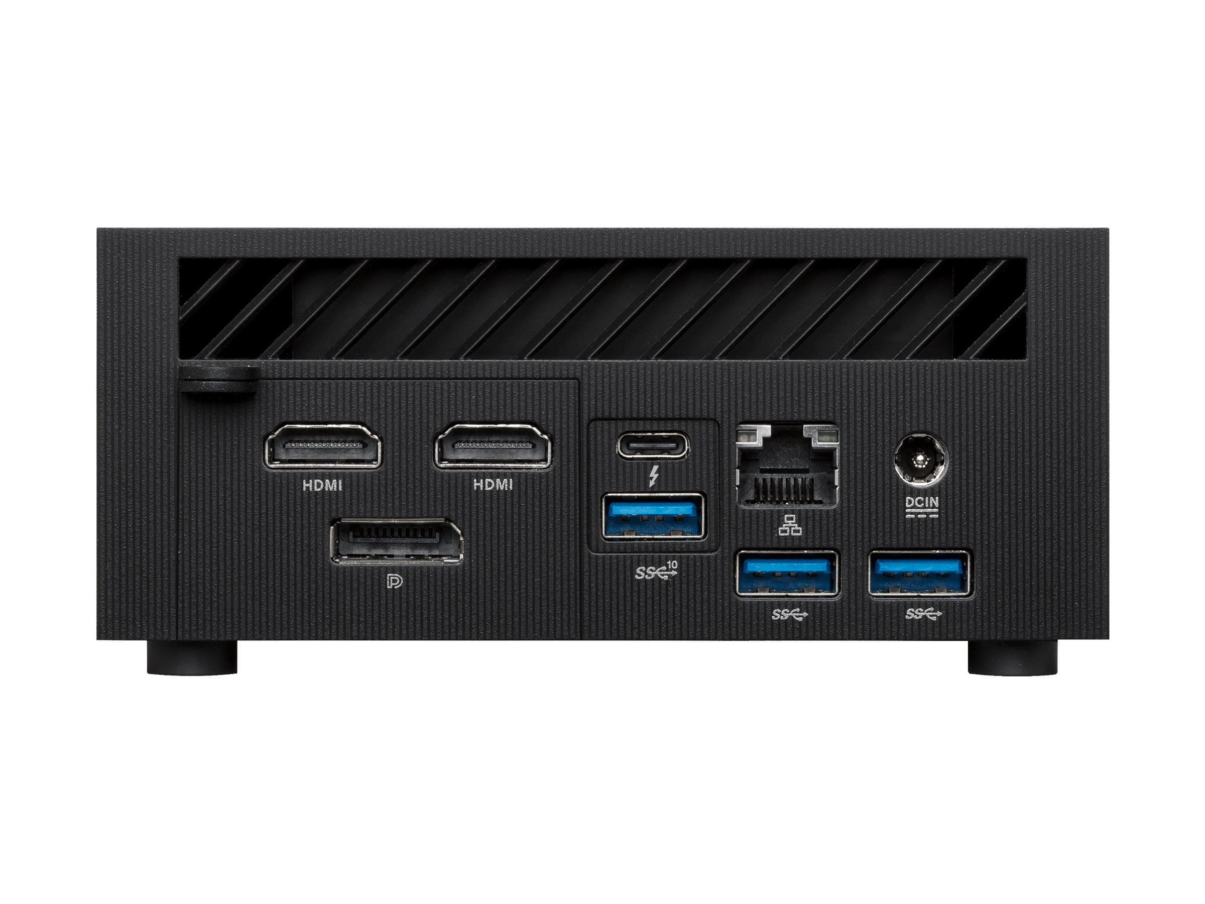 ASUS ExpertCenter PN64 BB7004MDE1 - Barebone - Mini-PC - 1 x Core i7 13700H  3.7 GHz - RAM 0 GB - Intel Iris Xe Grafikkarte - 1GbE, 2.5GbE, Bluetooth 5.2, Wi-Fi 6E - WLAN Bluetooth 5.2, 802.11abgnacax (Wi-Fi 6E)