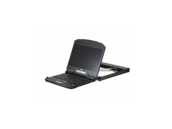 ATEN 18.5 Dual Rail USB HDMI-DVI VGA Full HD UK KEYBOARD - KVM-Umschalter - DVI