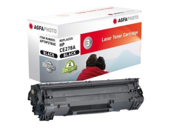 AgfaPhoto Schwarz - kompatibel - Tonerpatrone (Alternative zu: Canon 3483B002 Canon 726 HP 78A HP CE278A)