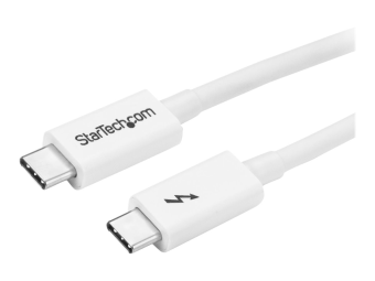 StarTech.com 3.3ft (1m) Thunderbolt 3 Cable, 20Gbps, 100W PD, 4K Video, Thunderbolt-Certified, Compatible w TB4USB 3.2DisplayPort - Thunderbolt-Kabel - USB-C (M)