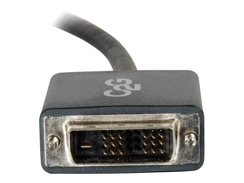 C2G 2m DisplayPort to Single Link DVI-D Adapter Cable MM - DP to DVI - Black - DisplayPort-Kabel - DisplayPort (M)
