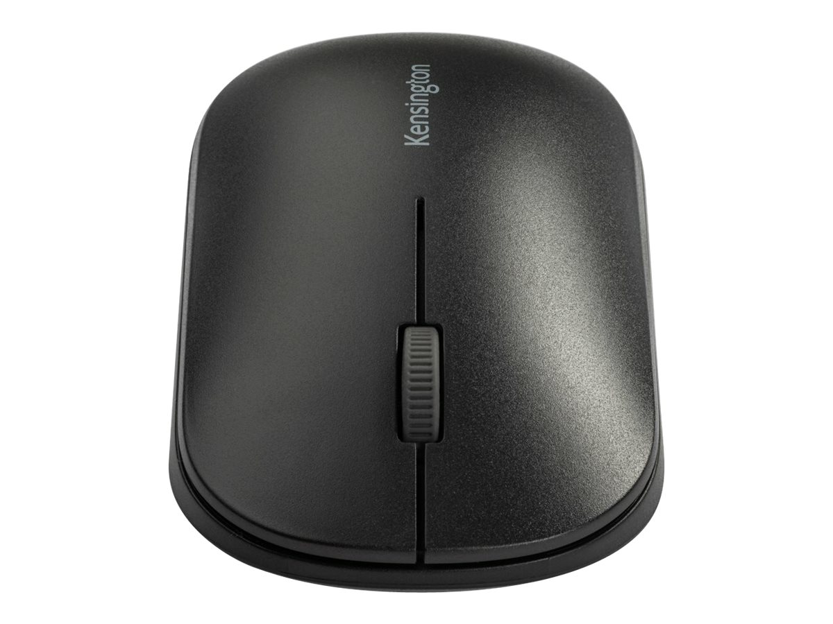 Kensington SureTrack Dual Wireless Mouse - Maus - optisch - 4 Tasten - kabellos - 2.4 GHz, Bluetooth 5.0 LE, Bluetooth 3.0 - kabelloser Empfänger (USB)