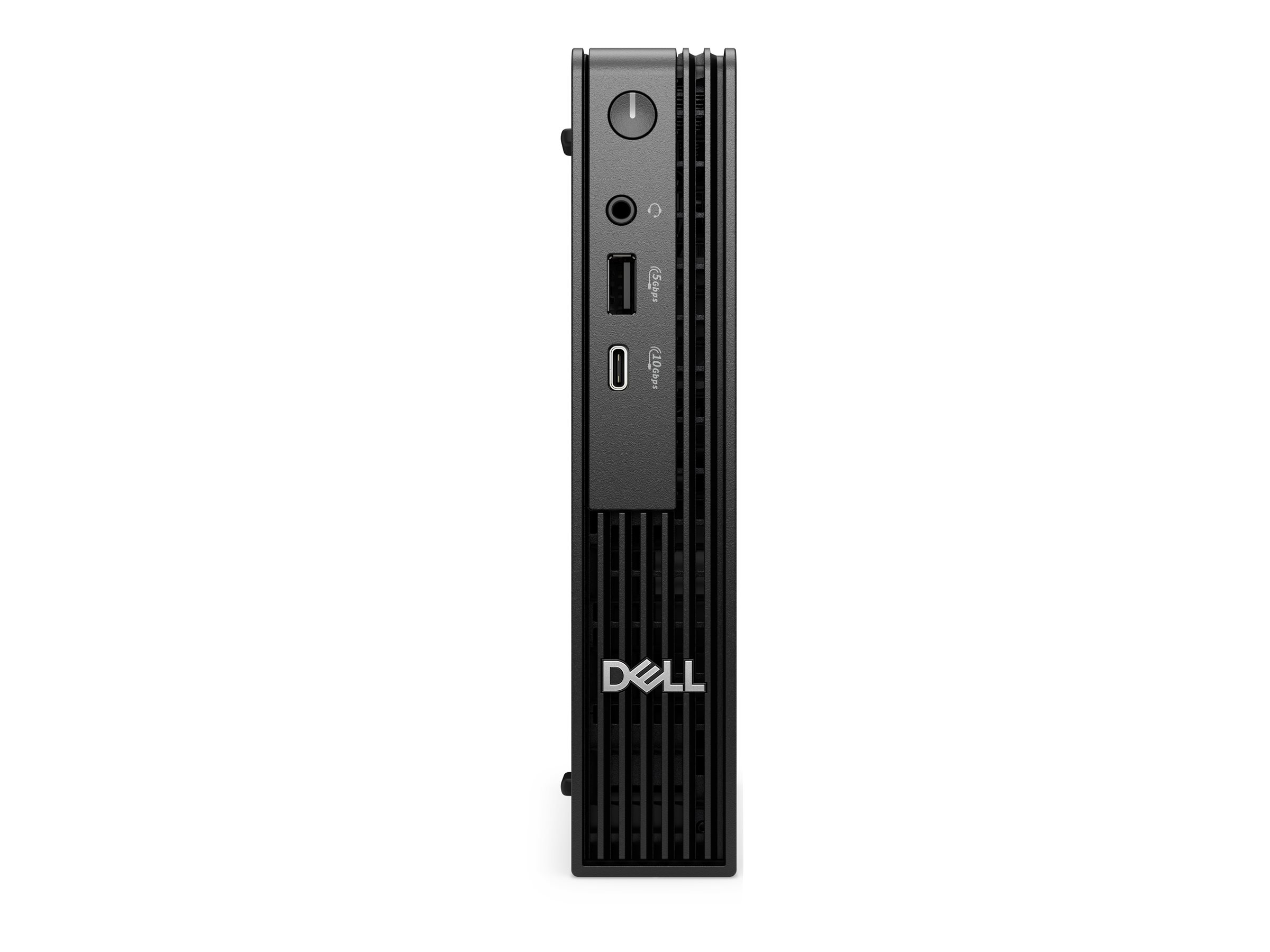 Dell Pro Micro QCM1250 - Micro - Core Ultra 7 265T  1.5 GHz - RAM 16 GB - SSD 512 GB - NVMe, TLC - Intel Graphics - 1GbE, Bluetooth, Wi-Fi 6E - WLAN Bluetooth, 802.11abgnacax (Wi-Fi 6E)