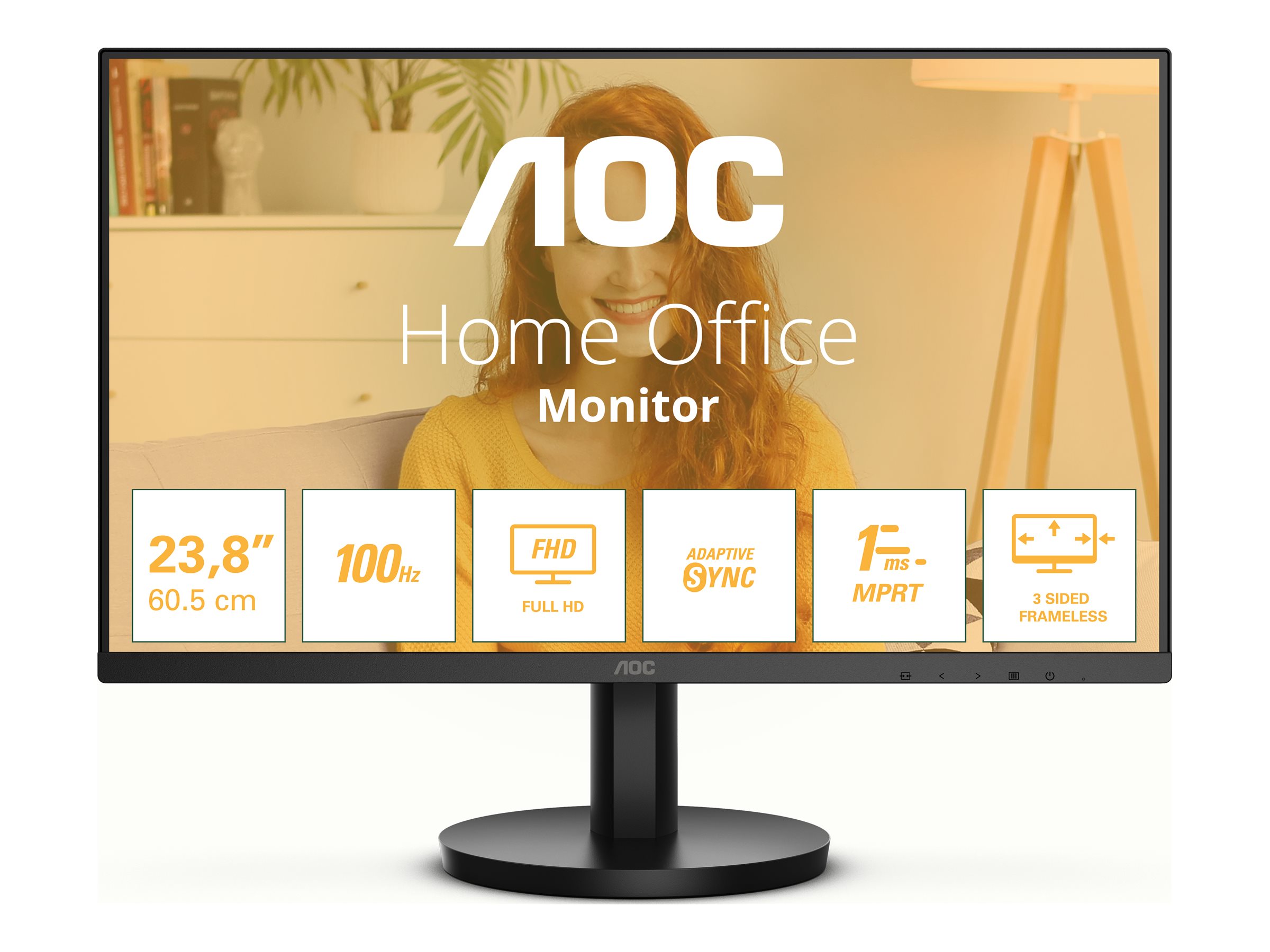 AOC Basic-line 24B3HMA2 - LED-Monitor - 61 cm (24)