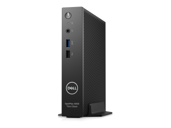 Dell OptiPlex 3000 Thin Client - Thin Client - DTS - 1 x Celeron N5105  2 GHz - RAM 8 GB - Flash - eMMC 64 GB - UHD Graphics - 1GbE, Bluetooth, Wi-Fi 6E - WLAN Bluetooth, 802.11abgnacax (Wi-Fi 6E)