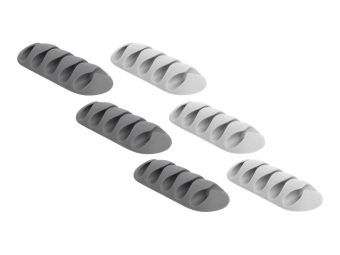 Delock with 5 feed-throughs - Kabelhalter-Kit