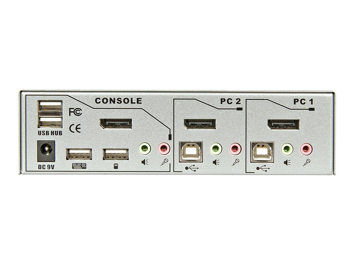 Lindy KVM Switch Pro - KVM-Switch - 2 x KVM port(s)