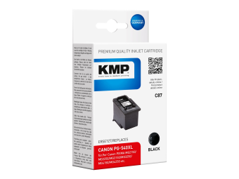 KMP C87 - 21 ml - Schwarz - kompatibel - Tintenpatrone (Alternative zu Canon 5222B005, Canon PG-540XL)