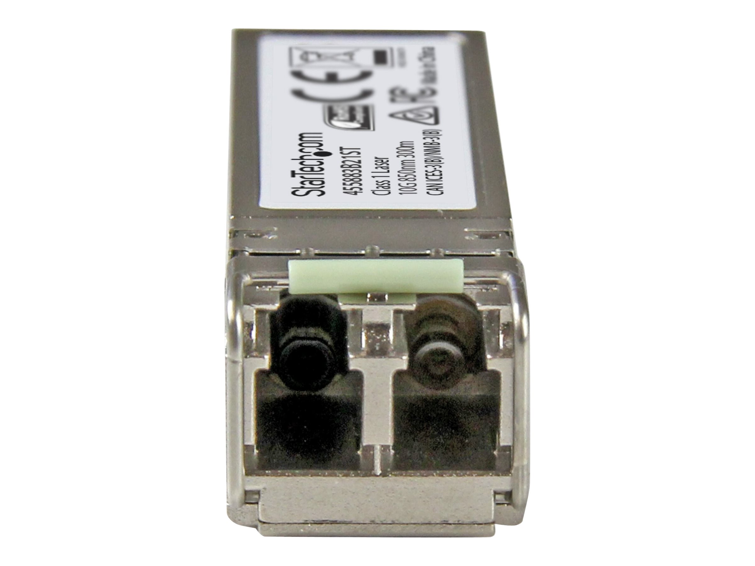 StarTech.com Startech 10 Gigabit LWL SFP+ Transceiver Modul - HP 455883-B21 Kompatibel - MM LC mit DDM - 300m - 10GBase-SR - SFP+-Transceiver-Modul (gleichwertig mit HP 455883-B21)