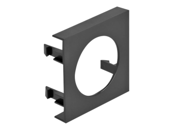 Delock Easy 45 - Einrastmodul - 45 x 45 mm Lochausschnitt 302 mm - Schwarz (Packung mit 5)