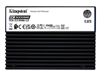 Kingston DC3000ME - SSD - Enterprise - verschlüsselt - 15.36 TB - intern - 2.5" (6.4 cm)