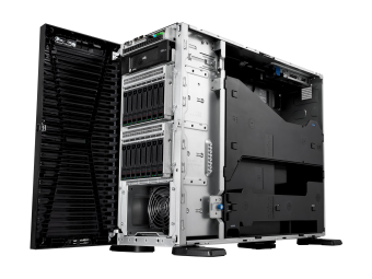 HPE ProLiant ML110 Gen11 - Server - Tower - 4.5U - 1-Weg - 1 x Xeon Silver 4510  2.4 GHz - RAM 64 GB - SATASASPCI Express - Hot-Swap 6.4 cm (2.5")