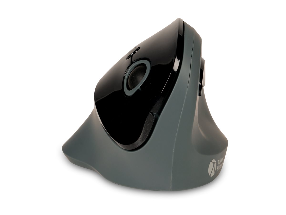 Bakker Elkhuizen PRF - Vertikale Maus - ergonomisch - Für Rechtshänder - 6 Tasten - kabellos - 2.4 GHz - kabelloser Empfänger (USB)