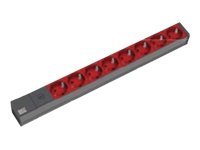 Bachmann Protection - Steckdosenleiste (Rack - einbaufähig) - Eingabe, Eingang IEC 60320 C14 - Ausgangsanschlüsse 8 (CEE 74)