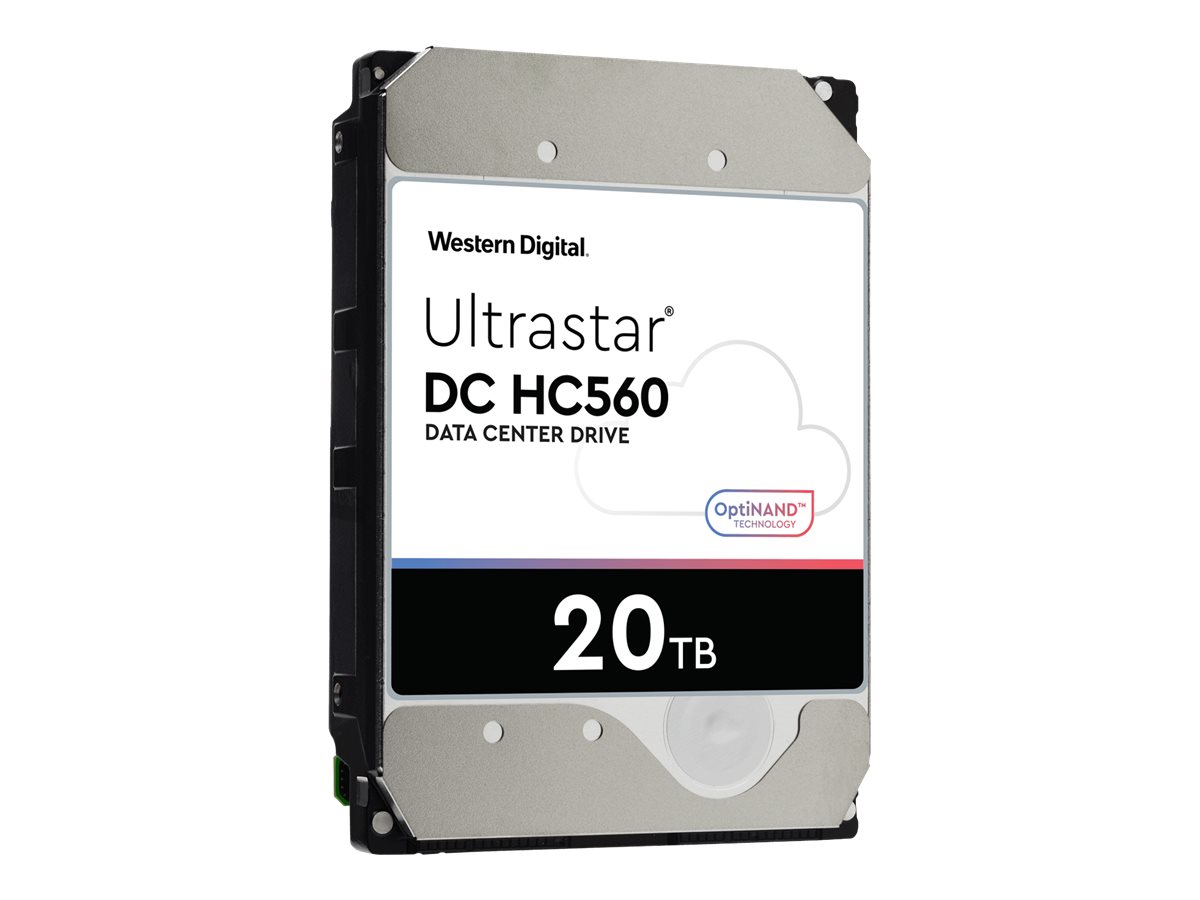 WD Ultrastar DC HC560 WUH722020BL5201 - Festplatte - verschlüsselt - 20 TB - intern - 3.5" (8.9 cm)