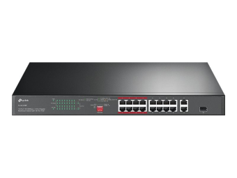 TP-LINK JetStream TL-SL1218P V4 - Switch - unmanaged - 16 x 10100 (PoE+)